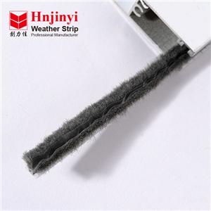 Weather Strip With Non-woven Cloth Fin